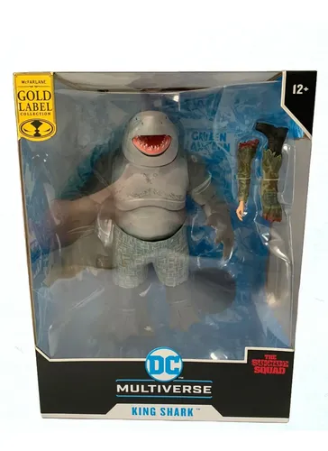 Mcfarlane Gold Label Colecionáveis King Shark Suicide Squad