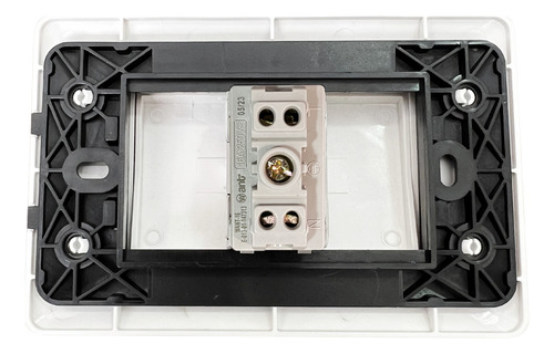 Pack 5 Tomacorriente Simple 10a 250v Blanco