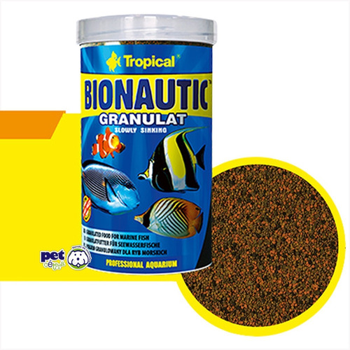 Alimento Peces Marinos | Tropical Bionautic Granulat | 275g