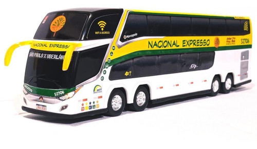 Brinquedo Miniatura Ônibus Viação Nacional Expresso 30cm