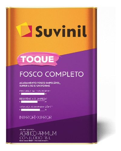 Tinta 18l Toque Fosco Completo Suvinil - Névoa Intensa