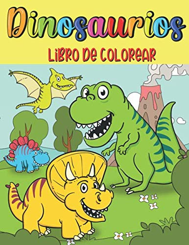 Dinosaurios Libre De Colorear: Lindo Dinosaurio Para Niños N