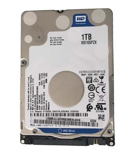 Disco Rígido Hd Interno Wd Blue 1tb - Hdd Wd10spzx