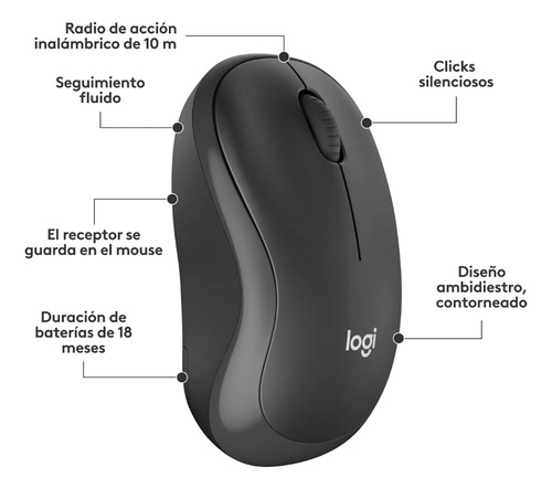 Pack Kit Teclado Mouse Inalámbrico Mk295 Silencioso Español
