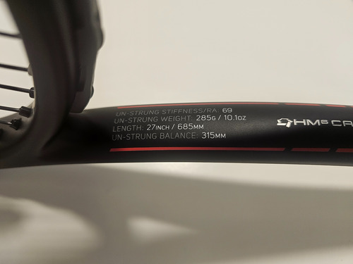 Raqueta Dunlop Team 285. Team Series.grip Size 2. Nueva. Negro Y Rojo 2