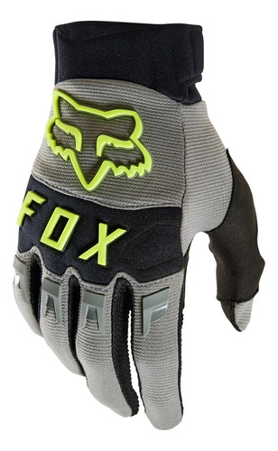 Guantes Fox Dirtpaw Ce Grey Yellow Motocross Enduro Marelli®