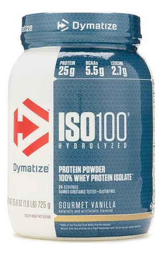 Suplemento En Polvo Dymatize Iso-100 Proteína 20serv