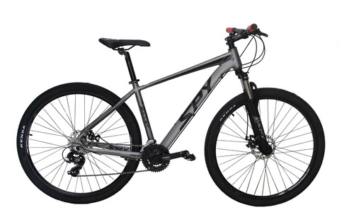 Mountain bike SPY Bullet R29 20" 21v frenos de disco mecánico cambios Shimano Tourney TY500 y Shimano Tourney TY300 color gris/negro  