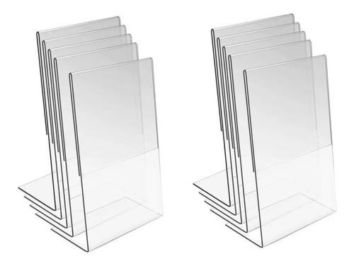 Display L 21x30 A4 Acrílico Balcão Mesa 5 Peças Promoção