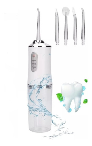 Irrigador Oral Limpiador Dental 4 Niveles Presión  Carga Usb