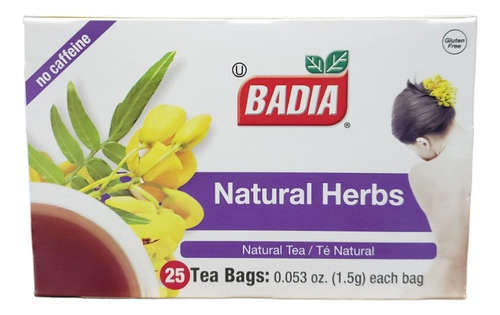 Té Badia Natural Herbs 25 Sobres
