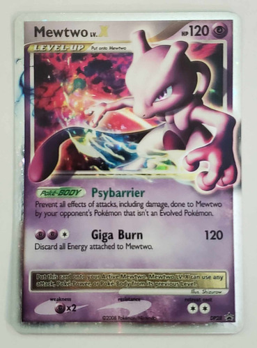 Carta Pokemon Tcg Mewtwo X /dp Black Star Promos/ Original