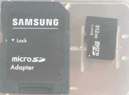 Paquete De 3 Tarjetas De Memoria Micro Sd De 512 Mb