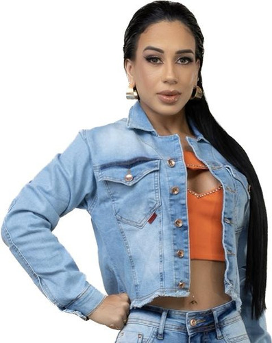 Jaqueta Max Sobre Tudo Parka Jeans  Set For 