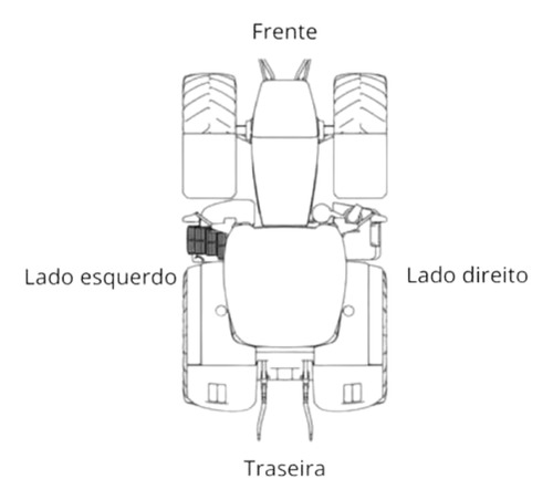Para-brisa Central Carregadeira Case 621 (maior)