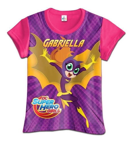 Franela Camisa Niña Super Hero Girls En Algodon