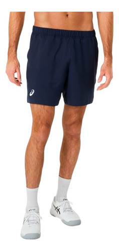 Short Deportivo Asics Essential Woven Para Tenis Hombre Azul