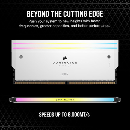 Corsair Dominator Titanium Rgb Ddr5 Ram 96 Gb 6600 Mhz Cl32