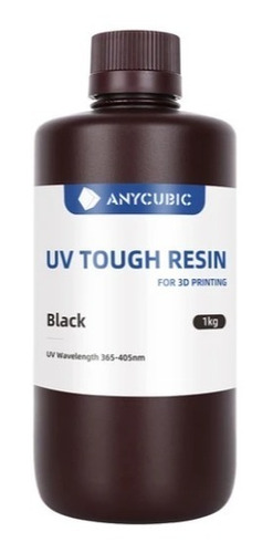 Resina Anycubic 1kg Flexible Tough Color Negro