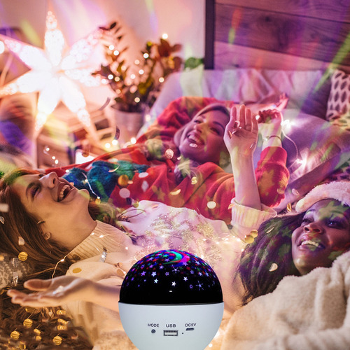 De Proyector Star Projector Galaxy Led Con Luz Nocturna,