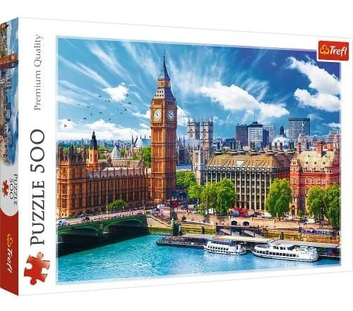 Trafl Rojo 500 Piezas Puzzle - Soleado Día En Ckzvt