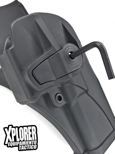 Imagen 5 de 10 de Funda Pistolera Tactica Rescue Nivel 2 Bersa Tpr9