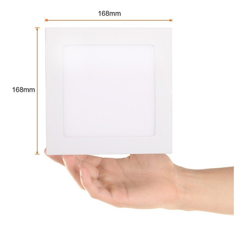 Lampara Empotrado En Techo Blanco 12w Luz Suave Cálida Tecnolite 12YDLED431MV30B