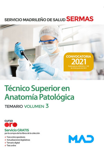 Libro Tecnico Superior Anatomia Patologica Servicio Madrile