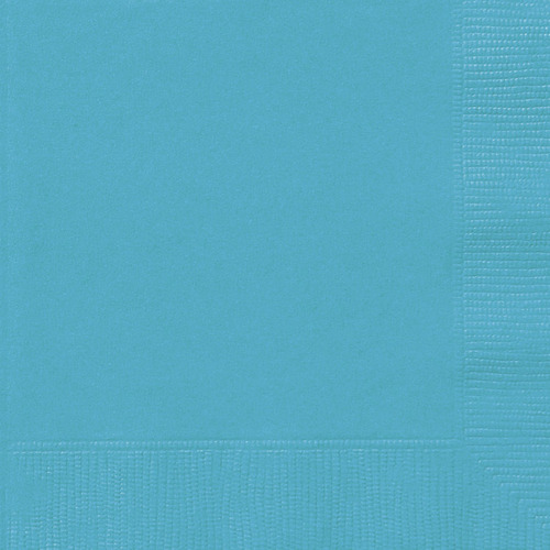 Servilletas Para Bebidas Color Turquesa 20 Unidades