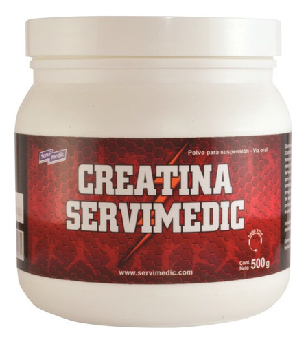 Creatina Polvo Suplemento Deportivo 400 Grs Servimedic Sabor Sin Sabor