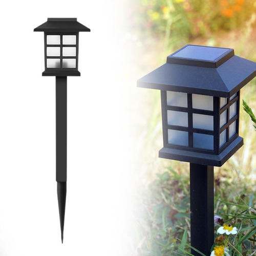Iluminación Solar Para Senderos, Lámpara De Luces Cálidas