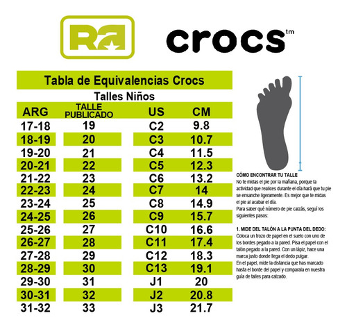 Crocs Sueco Lifestyle Niño Literide 360clog K Azul-bco Ras