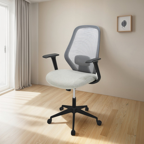 Silla Ejecutiva Bastia 8349 Color Negro/Beige