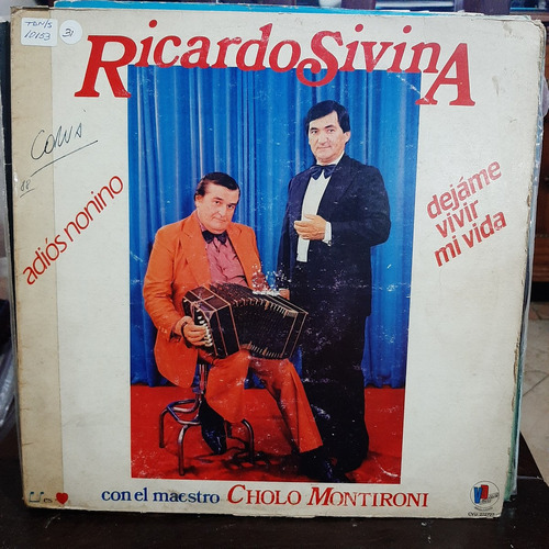 Vinilo Ricardo Sivina Con El Maestro Cholo Montironi T1