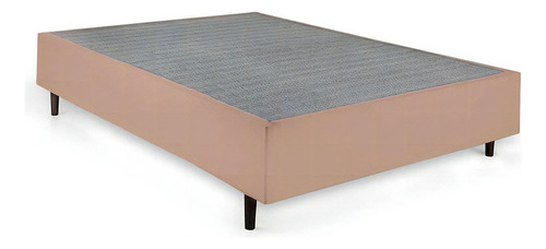 Base Para Cama Box King Guldi (39x193x203) Natural E Cinza Cor Bege