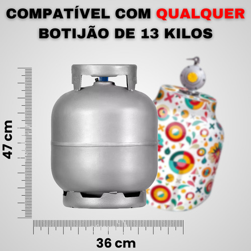 Capa Protetora Para Botijão Plast Leo Capa Bujão De Gás Impermeável