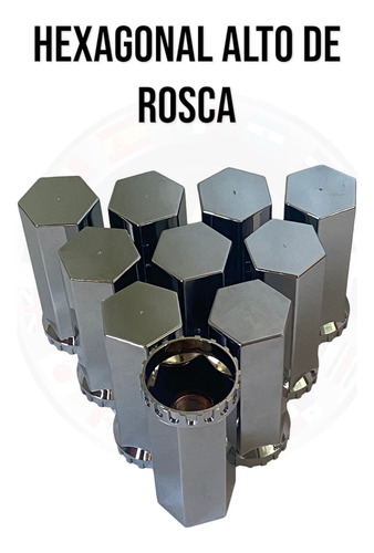 Tapas Delanteras Y 20 Capuchones Hexagonal Grande Unemon
