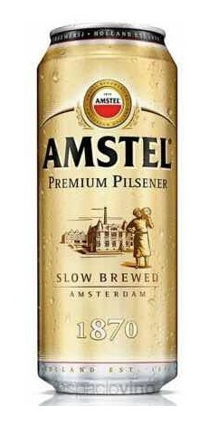 Lata Amstel 473cc ! En V Urquiza !