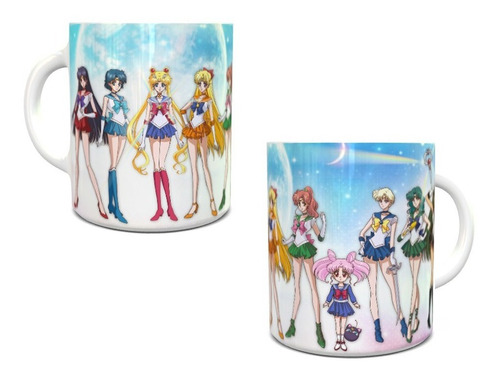 Taza Tazon Mug Blaze Sailor Moon, Todas Las Sailor Scouts