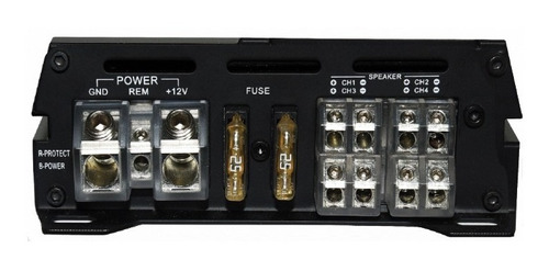 Imagen 4 de 5 de Amplificador Rock Series Rks-p800.4dm 1800w Max 4c Clase Ab