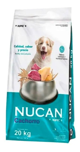 Imagen 1 de 5 de Croquetas Alimento Perro Nucan Cachorro 20kg Nutrición Nupec