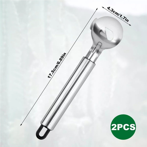 S 2 Cucharas Pelador De Cactus, Pelador De Nopales De Acero