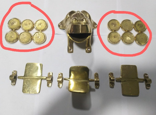 Imagen 3 de 7 de Accesorios De Sapo De Bronce Envíos A Nivel Nacional
