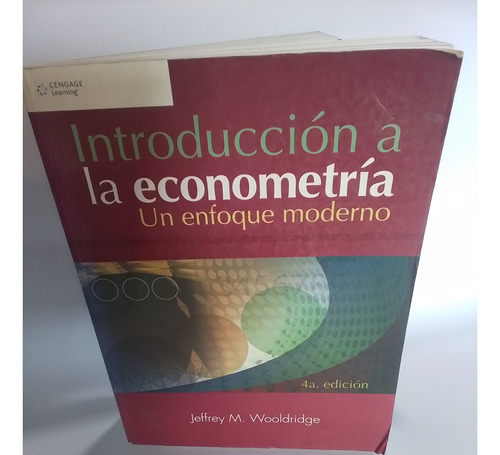 Introducción A La Econometría Un Enfoque Moderno, Wooldridg,