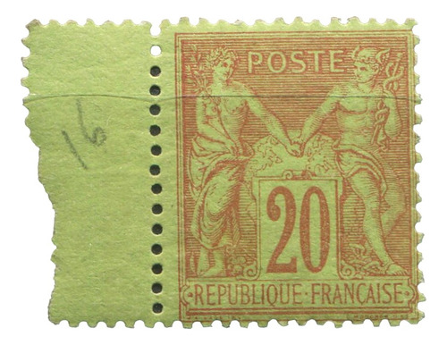 Francia Sello Estampilla Yvert 96 Mnh Sage 1884