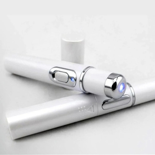Imagem 2 de 7 de Caneta Laser Led Azul Luz Varizes Acne Ferida Remoção Reparo