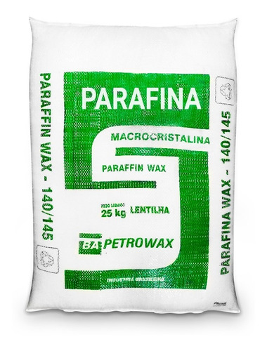 3 Kg Parafina Lentilhada Macro 140/145 - Bahia +100 Pavios