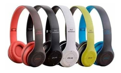 Auriculares Inalambrico Plegables Sd Manos Libres Vincha P47