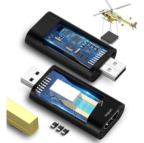 Tarjeta De Captura De Video Y Audio Hdmi A Usb 1080p Usb 2.0