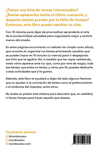 15 Minutos Para Dejar De Procrastinar